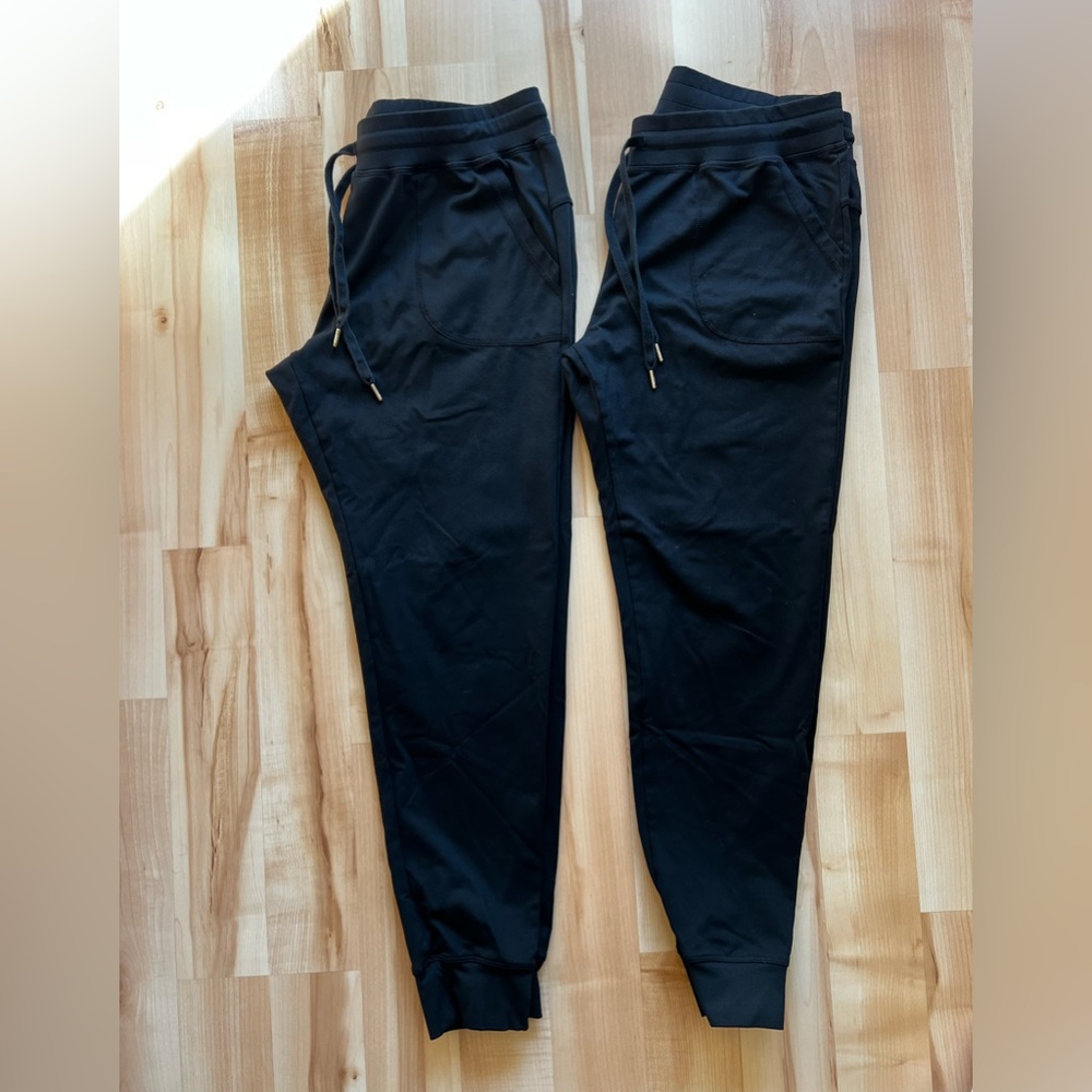 ZYIA Black Unwind Joggers - 2 pair